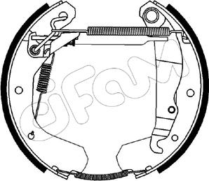 Cifam 151-112 - Brake Shoe Set autospares.lv