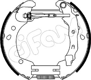 Cifam 151-231 - Brake Shoe Set autospares.lv