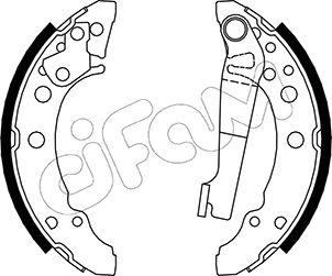 Cifam 153-465 - Brake Shoe Set autospares.lv