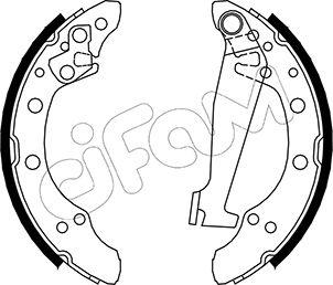 Cifam 153-468 - Brake Shoe Set autospares.lv
