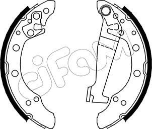 Cifam 153-462 - Brake Shoe Set autospares.lv