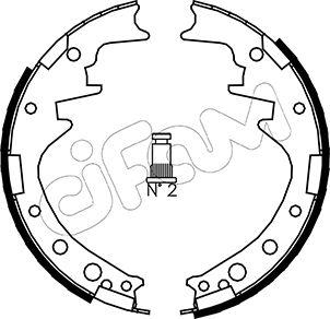 Cifam 153-413 - Brake Shoe Set autospares.lv