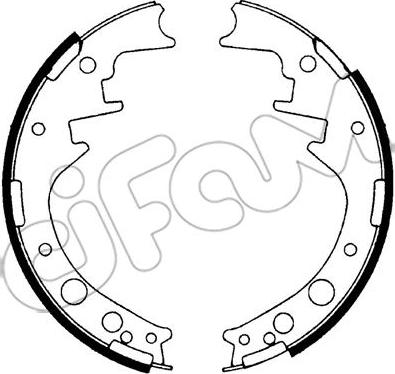 Cifam 153-412 - Brake Shoe Set autospares.lv