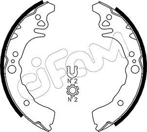 Cifam 153-435 - Brake Shoe Set autospares.lv