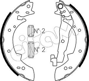 Cifam 153-475 - Brake Shoe Set autospares.lv