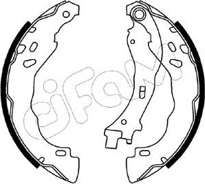 Cifam 153-544 - Brake Shoe Set autospares.lv