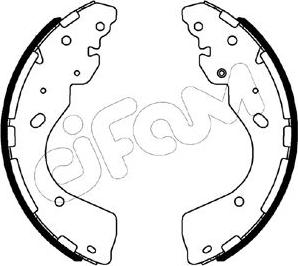 Cifam 153-508 - Brake Shoe Set autospares.lv