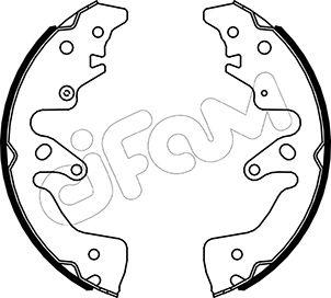 Cifam 153-516 - Brake Shoe Set autospares.lv