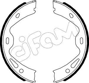 Cifam 153-512 - Brake Shoe Set, parking brake autospares.lv