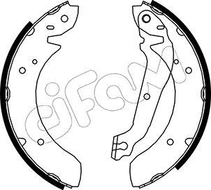 Cifam 153-584 - Brake Shoe Set autospares.lv