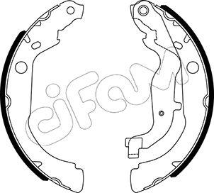 Cifam 153-535 - Brake Shoe Set autospares.lv