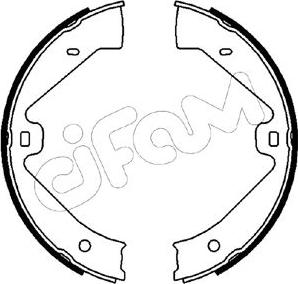 Cifam 153-528 - Brake Shoe Set, parking brake autospares.lv