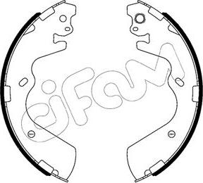 Cifam 153-654 - Brake Shoe Set autospares.lv