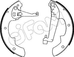 Cifam 153-615 - Brake Shoe Set autospares.lv