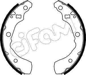 Cifam 153-041 - Brake Shoe Set autospares.lv