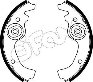 Cifam 153-055 - Brake Shoe Set autospares.lv