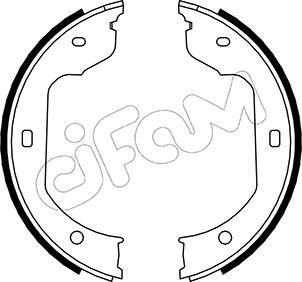 Cifam 153-019 - Brake Shoe Set, parking brake autospares.lv