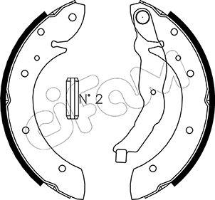 Cifam 153-015 - Brake Shoe Set autospares.lv