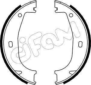 Cifam 153-016 - Brake Shoe Set, parking brake autospares.lv