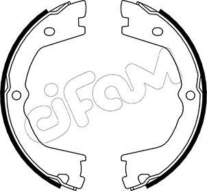 Cifam 153-086 - Brake Shoe Set, parking brake autospares.lv