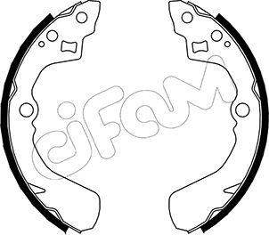 Cifam 153-037 - Brake Shoe Set autospares.lv