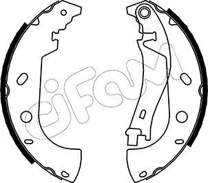 Cifam 153-075 - Brake Shoe Set autospares.lv