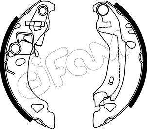 Cifam 153-070 - Brake Shoe Set autospares.lv