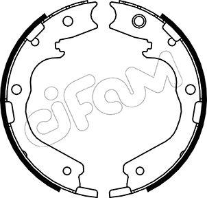 Cifam 153-195 - Brake Shoe Set, parking brake autospares.lv