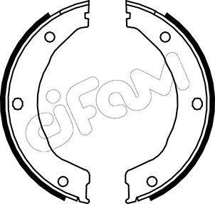 Cifam 153-145 - Brake Shoe Set, parking brake autospares.lv