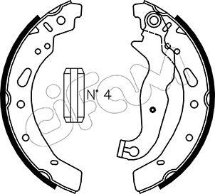 Cifam 153-148 - Brake Shoe Set autospares.lv