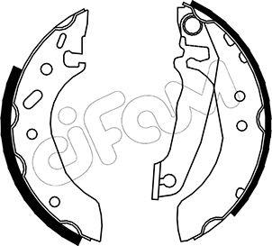 Cifam 153-119 - Brake Shoe Set autospares.lv