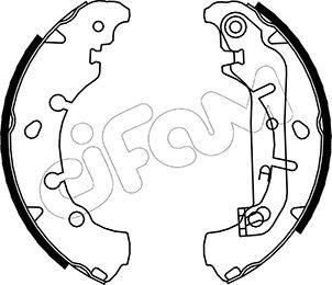 Cifam 153-136 - Brake Shoe Set autospares.lv