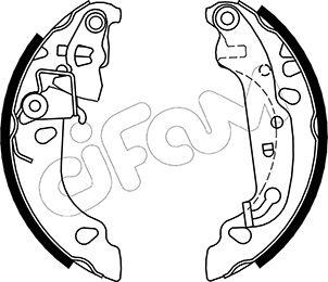 Cifam 153-137 - Brake Shoe Set autospares.lv