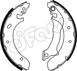 Cifam 153-125 - Brake Shoe Set autospares.lv