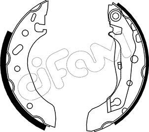 Cifam 153-128 - Brake Shoe Set autospares.lv