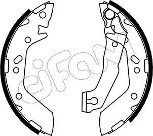 Cifam 153-170 - Brake Shoe Set autospares.lv