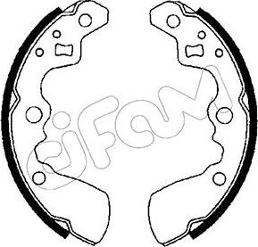 Cifam 153-398 - Brake Shoe Set autospares.lv