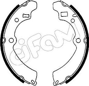 Cifam 153-393 - Brake Shoe Set autospares.lv