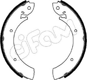 Cifam 153-342 - Brake Shoe Set autospares.lv