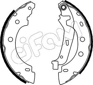 Cifam 153-355 - Brake Shoe Set autospares.lv