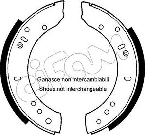 Cifam 153-366 - Brake Shoe Set autospares.lv