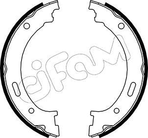 Cifam 153-361 - Brake Shoe Set, parking brake autospares.lv