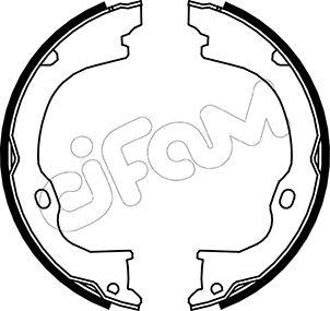 Cifam 153-363 - Brake Shoe Set, parking brake autospares.lv