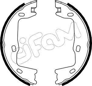 Cifam 153-302 - Brake Shoe Set, parking brake autospares.lv