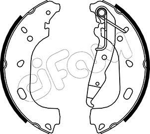 Cifam 153-319 - Brake Shoe Set autospares.lv