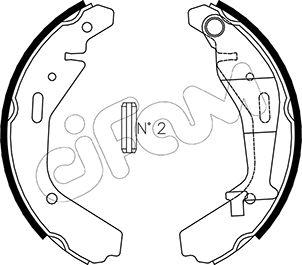 Cifam 153-318 - Brake Shoe Set autospares.lv