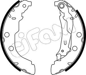 Cifam 153-326 - Brake Shoe Set autospares.lv