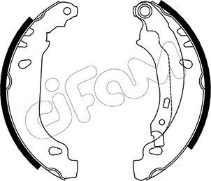 Cifam 153-328 - Brake Shoe Set autospares.lv