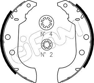 Cifam 153-323 - Brake Shoe Set autospares.lv