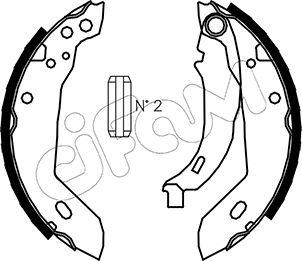 Cifam 153-322 - Brake Shoe Set autospares.lv